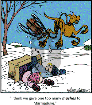 Marmaduke - Wednesday January 4, 2012 Comic Strip
