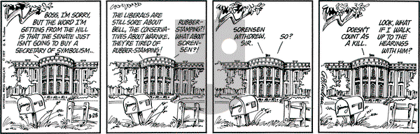 Doonesbury on Monday March 28, 1977 Comic Strip