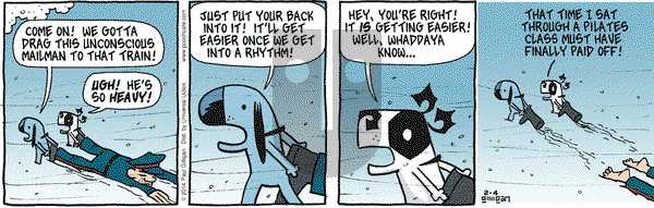 Pooch Cafe on Tuesday February 4, 2014 Comic Strip