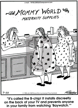 Close to Home on Monday July 22, 1996 Comic Strip