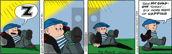 Nancy on Tuesday February 2, 2010 Comic Strip