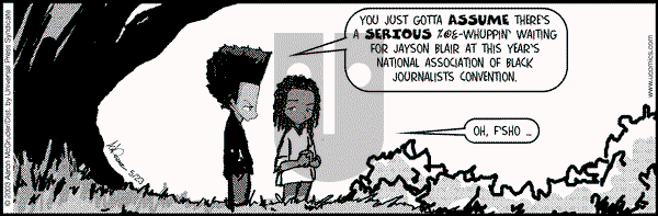 The Boondocks on Friday December 24, 2010 Comic Strip