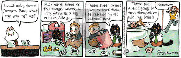 Breaking Cat News on Wednesday December 27, 2017 Comic Strip