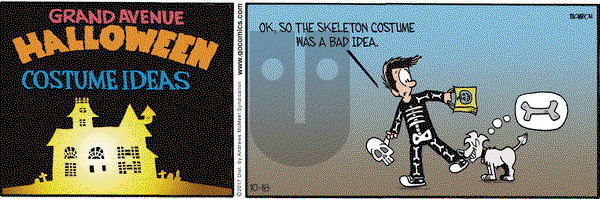 Grand Avenue on Wednesday October 18, 2017 Comic Strip