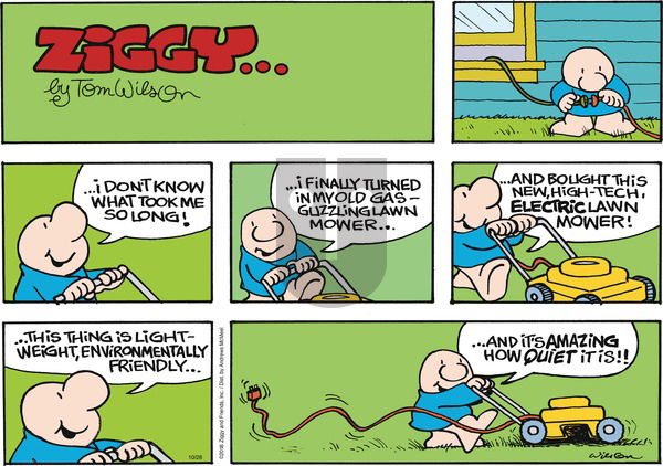 Ziggy on Sunday October 28, 2018 Comic Strip