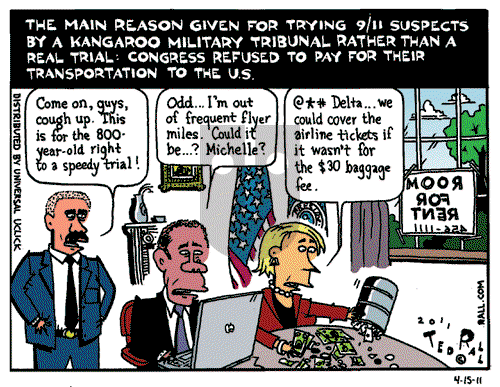 Ted Rall on Friday April 15, 2011 Comic Strip