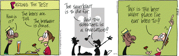 The Knight Life on Friday April 15, 2011 Comic Strip