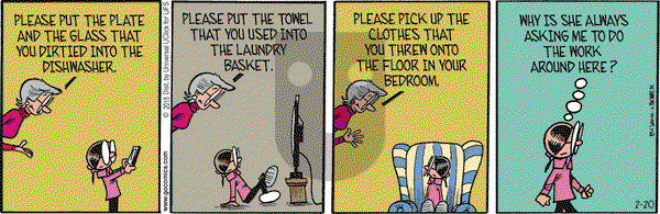 Grand Avenue on Friday February 20, 2015 Comic Strip