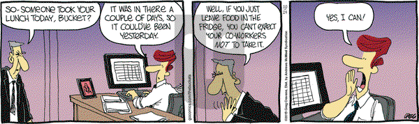 The Buckets on Thursday October 24, 2019 Comic Strip