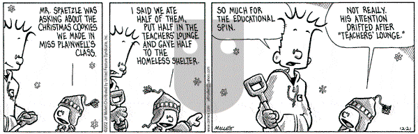 Frazz on Saturday December 21, 2002 Comic Strip