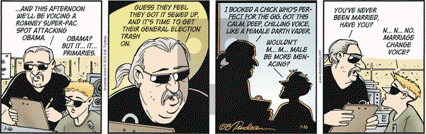 Doonesbury - Monday January 16, 2012 Comic Strip