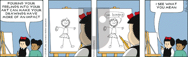 Nancy on Monday March 25, 2019 Comic Strip