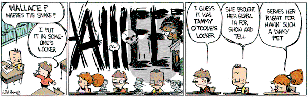 Wallace the Brave on Saturday January 9, 2016 Comic Strip