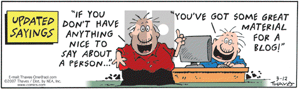 Frank and Ernest - Monday March 12, 2007 Comic Strip