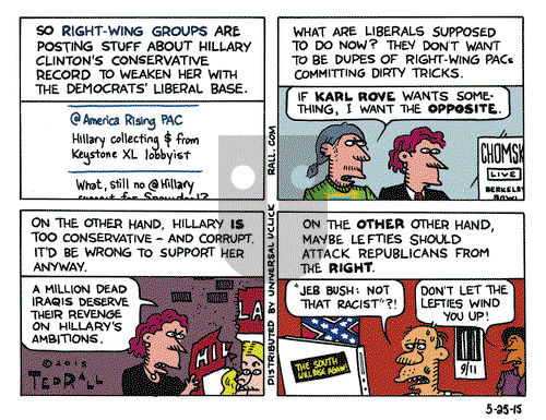 Ted Rall on Monday May 25, 2015 Comic Strip