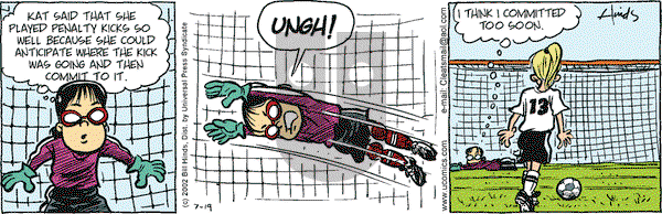 Cleats on Friday July 19, 2002 Comic Strip