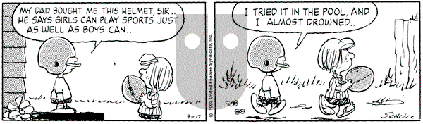Peanuts on Friday September 17, 1993 Comic Strip