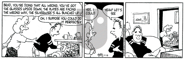 Luann on Friday November 10, 1995 Comic Strip