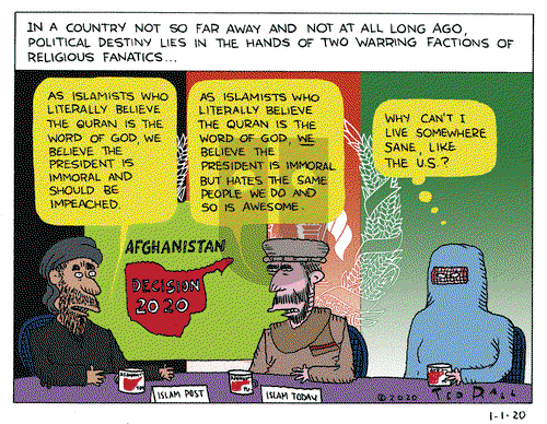 Ted Rall on Wednesday January 1, 2020 Comic Strip