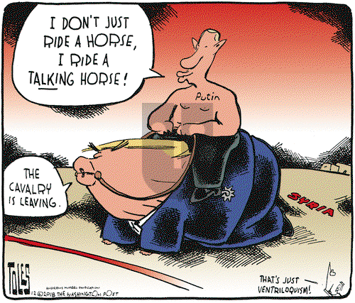 Tom Toles on Friday December 21, 2018 Comic Strip