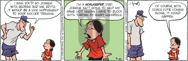 Cleats - Tuesday September 20, 2005 Comic Strip