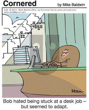 Cornered on Monday January 21, 2013 Comic Strip