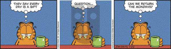 Garfield - Monday July 22, 2024 Comic Strip
