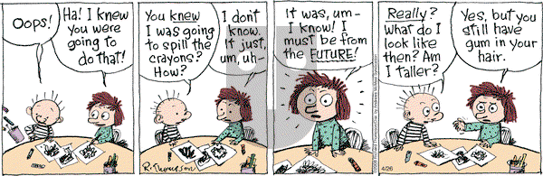 Cul de Sac on Thursday April 26, 2018 Comic Strip
