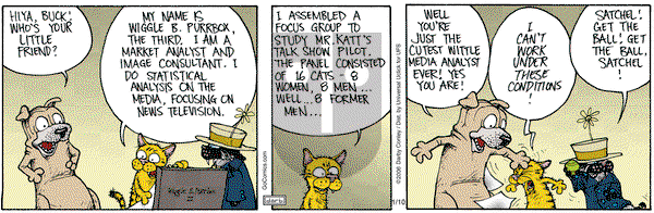 Get Fuzzy on Friday January 10, 2014 Comic Strip