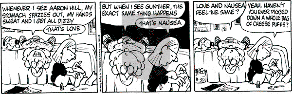 Luann on Friday November 30, 1990 Comic Strip