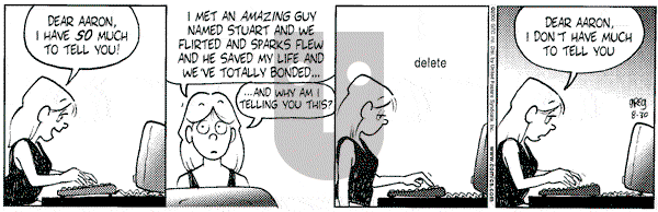 Luann on Sunday March 25, 2001 Comic Strip