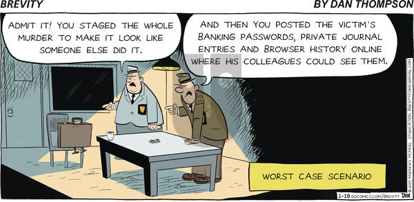 Brevity on Sunday January 19, 2020 Comic Strip