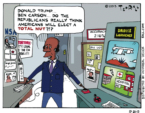 Ted Rall on Friday October 23, 2015 Comic Strip