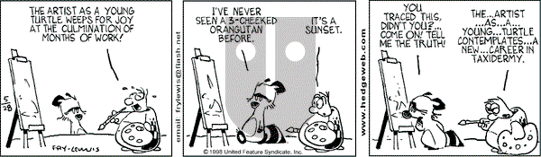 Over the Hedge on Thursday May 28, 1998 Comic Strip