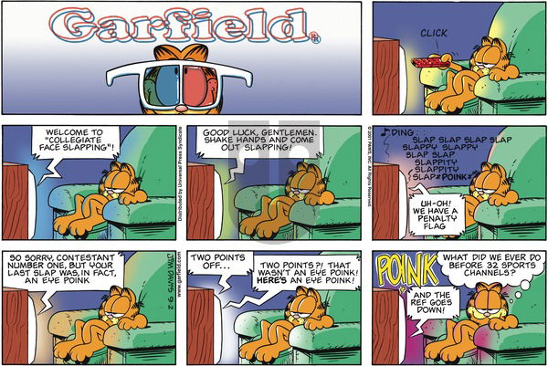 Garfield on Sunday September 2, 2001 Comic Strip