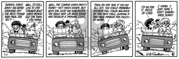 Doonesbury on Friday July 11, 1980 Comic Strip
