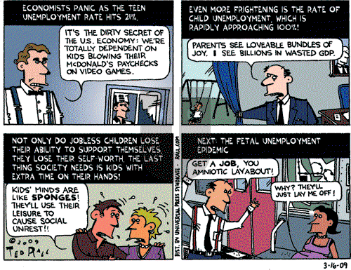 Ted Rall on Monday March 16, 2009 Comic Strip