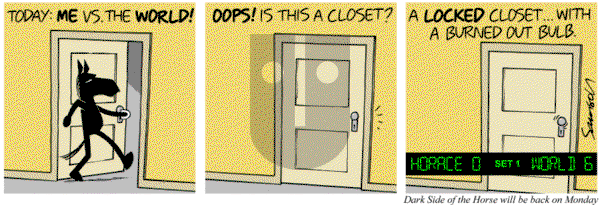 Dark Side of the Horse on Saturday February 8, 2014 Comic Strip
