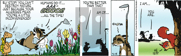 Over the Hedge on Wednesday April 14, 2021 Comic Strip
