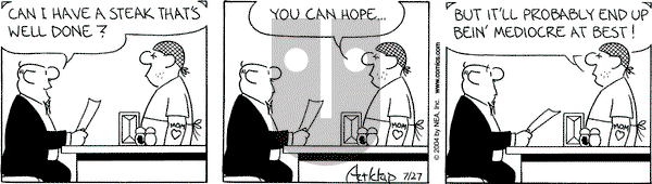 The Born Loser on Tuesday July 27, 2004 Comic Strip