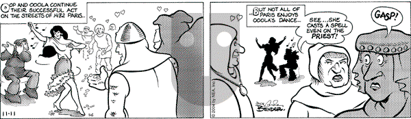 Alley Oop on Thursday November 11, 2004 Comic Strip