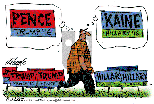 Henry Payne on Saturday July 30, 2016 Comic Strip