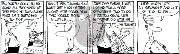 The Buckets on Monday June 4, 2001 Comic Strip
