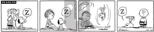 Peanuts on Saturday October 15, 1960 Comic Strip