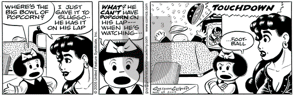 Nancy on Friday November 25, 2005 Comic Strip