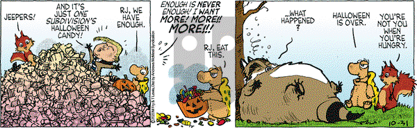Over the Hedge on Saturday October 31, 2020 Comic Strip