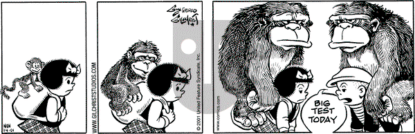 Nancy on Wednesday November 14, 2001 Comic Strip