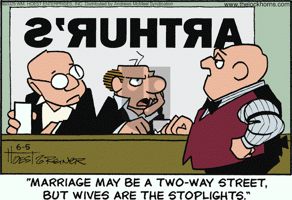 The Lockhorns on Thursday June 5, 2025 Comic Strip