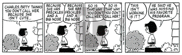 Peanuts on Friday July 3, 1998 Comic Strip