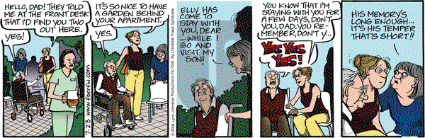 For Better or For Worse on Wednesday July 23, 2008 Comic Strip